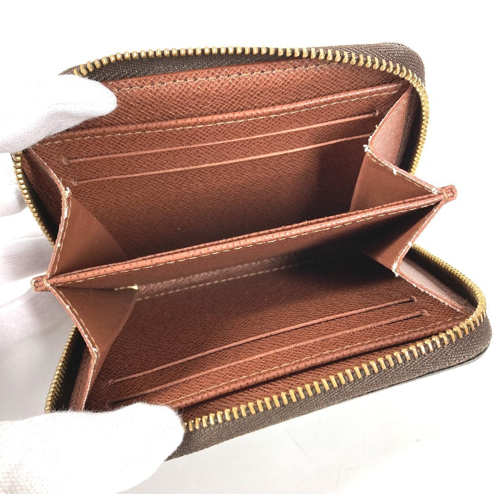 LOUIS VUITTON M60067 Monogram Zippy Coin Purse Coin Case Wallet Round Zipper Coin Case Monogram Canvas Unisex Brown