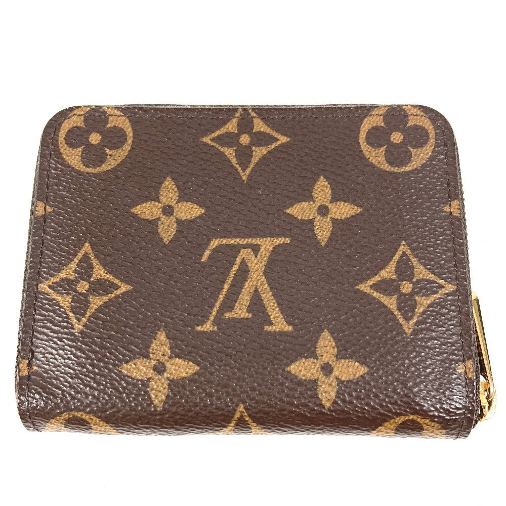 LOUIS VUITTON M60067 Monogram Zippy Coin Purse Coin Case Wallet Round Zipper Coin Case Monogram Canvas Unisex Brown