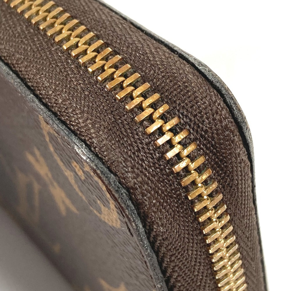 LOUIS VUITTON M60067 Monogram Zippy Coin Purse Coin Case Wallet Round Zipper Coin Case Monogram Canvas Unisex Brown