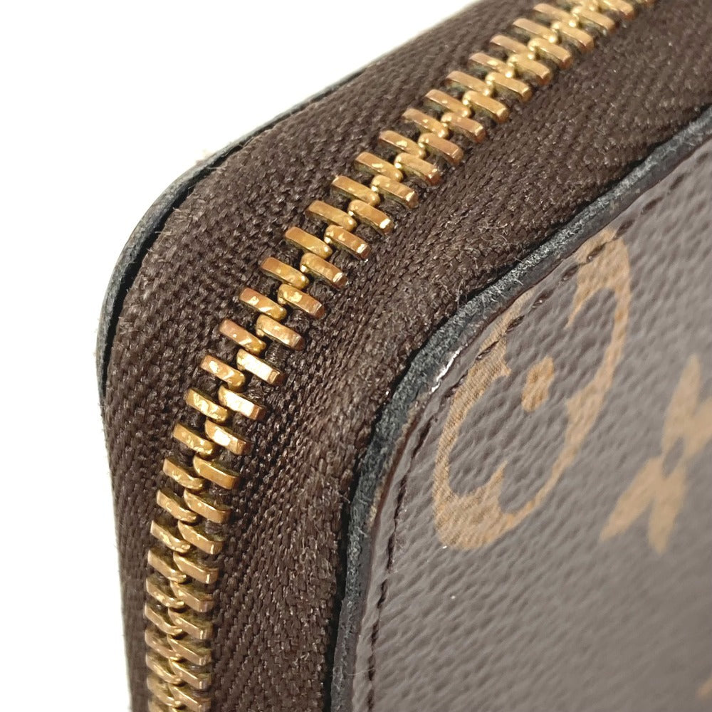 LOUIS VUITTON M60067 Monogram Zippy Coin Purse Coin Case Wallet Round Zipper Coin Case Monogram Canvas Unisex Brown