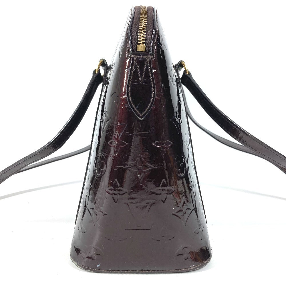 LOUIS VUITTON M91594 Monogram Vernis Avalon Zip Tote Bag, Shoulder Bag, Monogram Vernis Canvas, Women's, Amarante, Purple