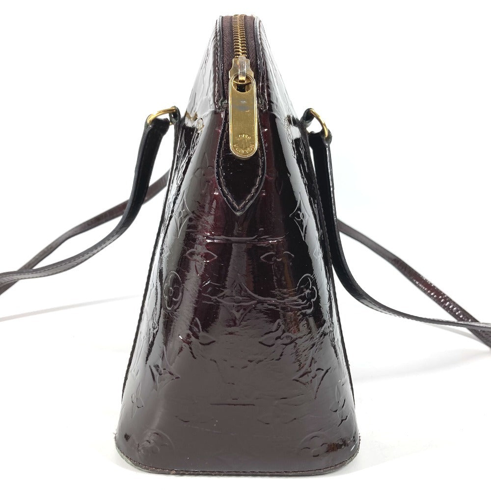 LOUIS VUITTON M91594 Monogram Vernis Avalon Zip Tote Bag, Shoulder Bag, Monogram Vernis Canvas, Women's, Amarante, Purple