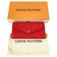 LOUIS VUITTON M60723 Epi Portefeuille Sarah Portefeuille Sarah Long Wallet Flap Long Wallet Epi Leather Unisex Coquelicot Red
