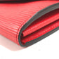 LOUIS VUITTON M60723 Epi Portefeuille Sarah Portefeuille Sarah Long Wallet Flap Long Wallet Epi Leather Unisex Coquelicot Red