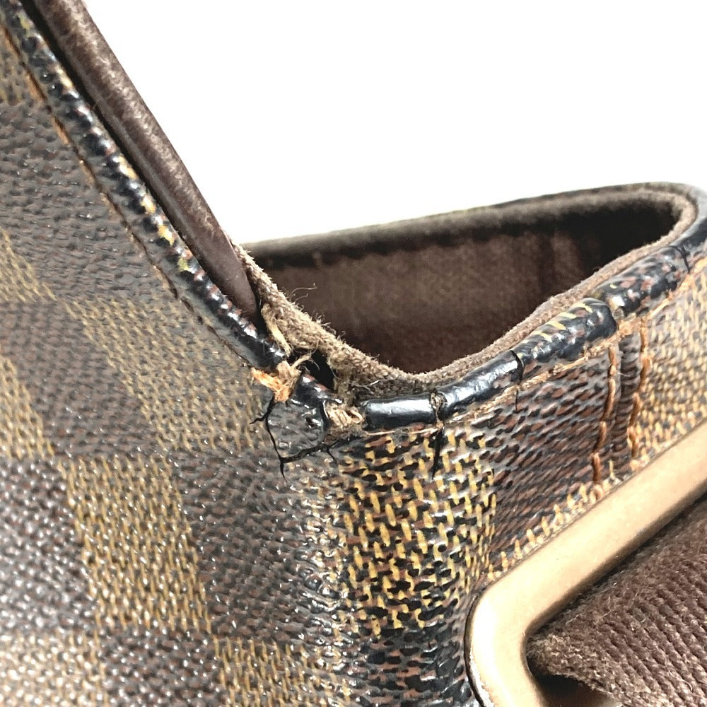 LOUIS VUITTON N51211 Damier Brooklyn MM Crossbody Flap Messenger Bag/Shoulder Bag in Damier Canvas, Unisex, Ebene Brown
