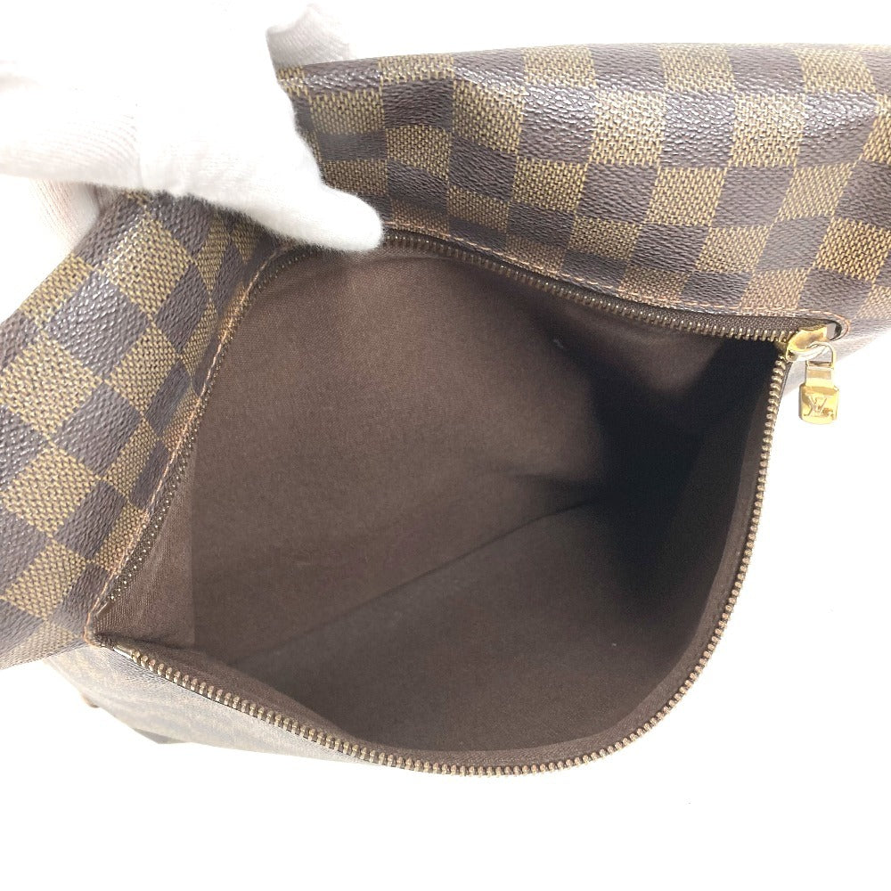 LOUIS VUITTON N51211 Damier Brooklyn MM Crossbody Flap Messenger Bag/Shoulder Bag in Damier Canvas, Unisex, Ebene Brown