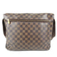 LOUIS VUITTON N51211 Damier Brooklyn MM Crossbody Flap Messenger Bag/Shoulder Bag in Damier Canvas, Unisex, Ebene Brown