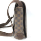 LOUIS VUITTON N51211 Damier Brooklyn MM Crossbody Flap Messenger Bag/Shoulder Bag in Damier Canvas, Unisex, Ebene Brown