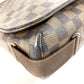 LOUIS VUITTON N51211 Damier Brooklyn MM Crossbody Flap Messenger Bag/Shoulder Bag in Damier Canvas, Unisex, Ebene Brown