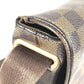 LOUIS VUITTON N51211 Damier Brooklyn MM Crossbody Flap Messenger Bag/Shoulder Bag in Damier Canvas, Unisex, Ebene Brown