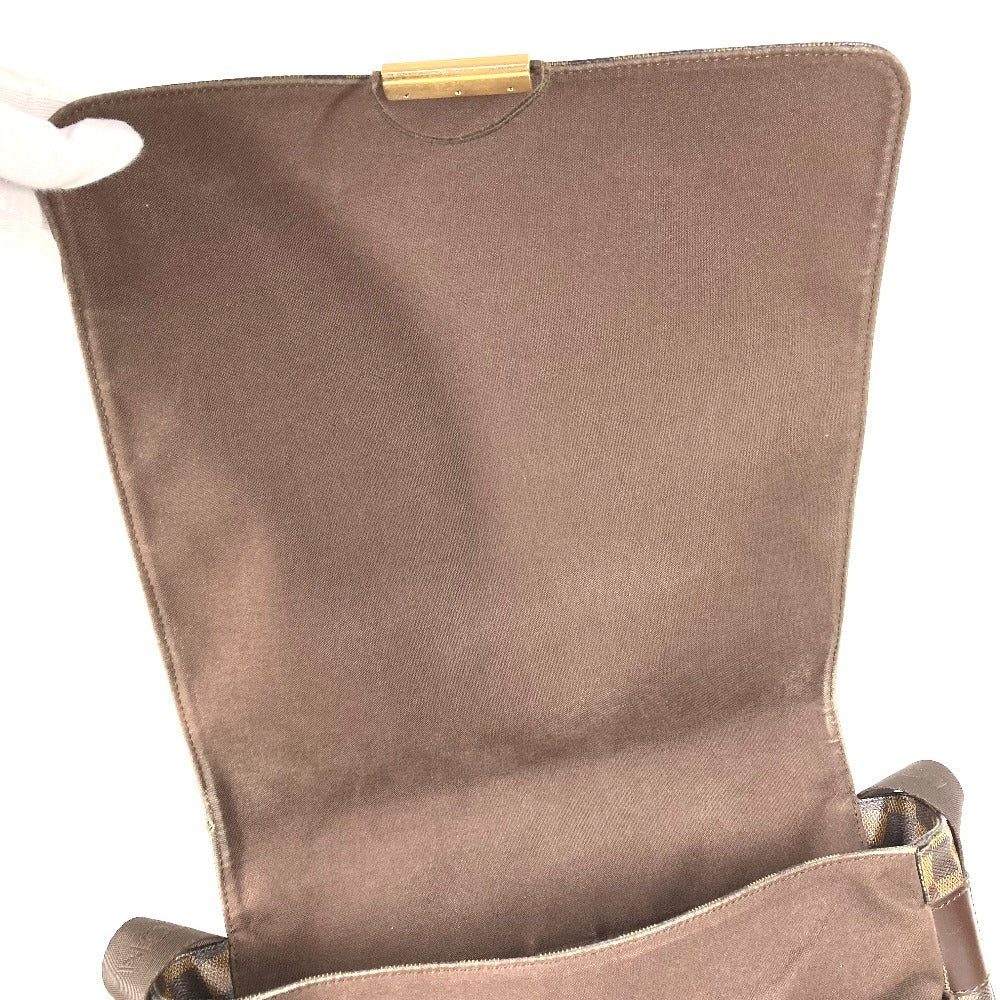 LOUIS VUITTON N45258 Damier Bastille Bag, Flap Crossbody Messenger Bag/Shoulder Bag, Damier Canvas, Unisex, Ebene, Brown