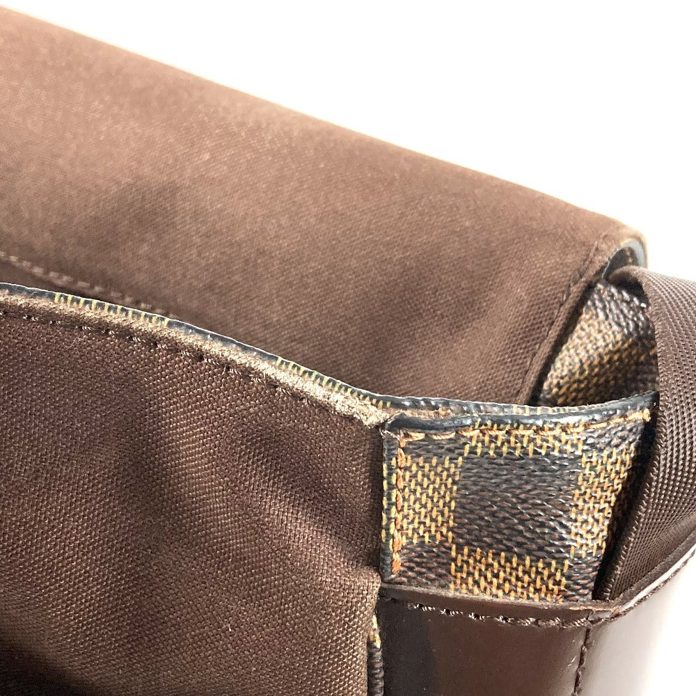 LOUIS VUITTON N45258 Damier Bastille Bag, Flap Crossbody Messenger Bag/Shoulder Bag, Damier Canvas, Unisex, Ebene, Brown