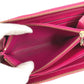 LOUIS VUITTON M90019 イカットフラワー 花 ジッピーウォレット ロングウォレット ラウンドファスナー 長財布 パテントレザー レディース ピンク