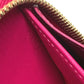 LOUIS VUITTON M90019 イカットフラワー 花 ジッピーウォレット ロングウォレット ラウンドファスナー 長財布 パテントレザー レディース ピンク