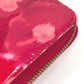 LOUIS VUITTON M90019 イカットフラワー 花 ジッピーウォレット ロングウォレット ラウンドファスナー 長財布 パテントレザー レディース ピンク