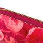 LOUIS VUITTON M90019 イカットフラワー 花 ジッピーウォレット ロングウォレット ラウンドファスナー 長財布 パテントレザー レディース ピンク