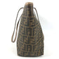 FENDI 8BH185 Sakura Cherry Blossom Zucca Logo Bag Shoulder Tote Bag Shoulder Bag PVC/Leather Unisex Brown