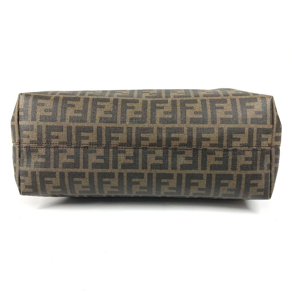 FENDI 8BH185 Sakura Cherry Blossom Zucca Logo Bag Shoulder Tote Bag Shoulder Bag PVC/Leather Unisex Brown
