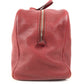 HERMES Victoria 43 Travel Bag, Boston Bag, Taurillon Clemence Leather, Unisex, Red