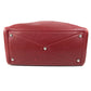 HERMES Victoria 43 Travel Bag, Boston Bag, Taurillon Clemence Leather, Unisex, Red