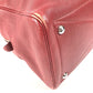 HERMES Victoria 43 Travel Bag, Boston Bag, Taurillon Clemence Leather, Unisex, Red
