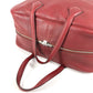 HERMES Victoria 43 Travel Bag, Boston Bag, Taurillon Clemence Leather, Unisex, Red