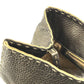 FENDI Selleria Stitch Bag Tote Bag Flap Handbag Leather Unisex Metallic Gold