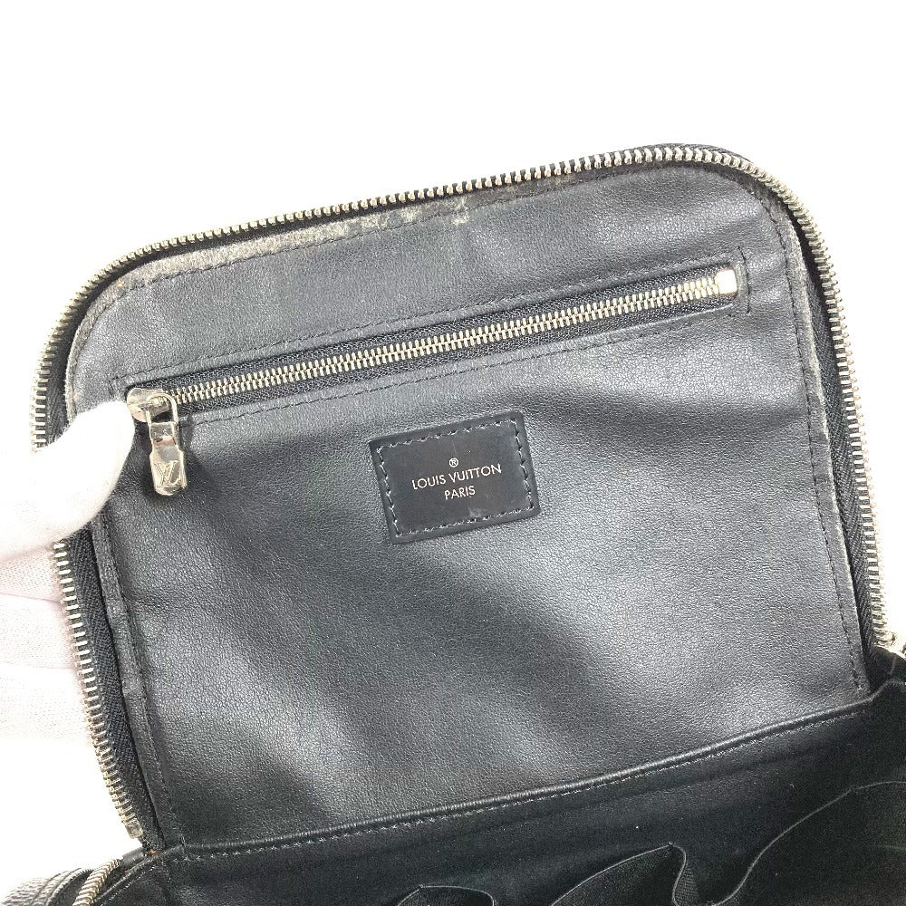 LOUIS VUITTON N47625 ダミエグラフィット トワレポーチ メイクポーチ 化粧ポーチ セカンドバッグ クラッチバッグ ポーチ ダミエグラフィットキャンバス ユニセックス ブラック