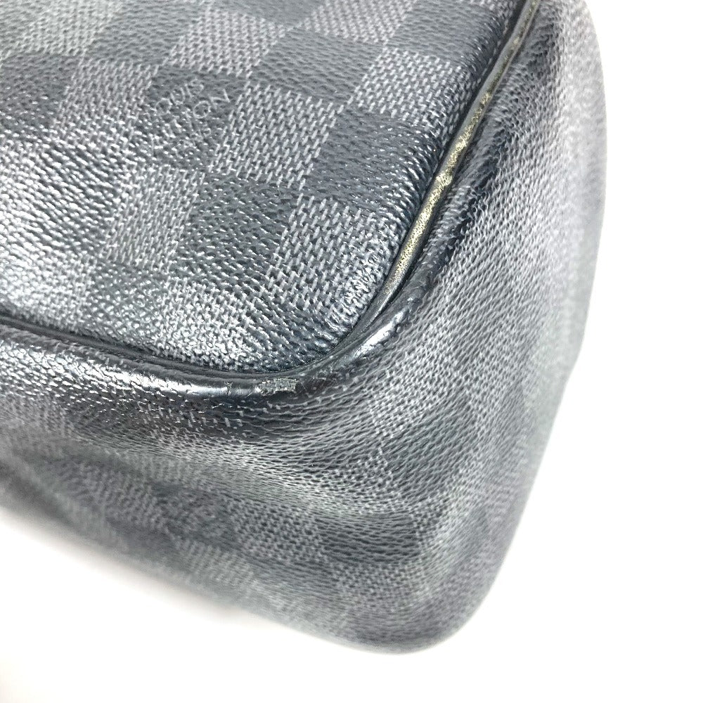 LOUIS VUITTON N47625 ダミエグラフィット トワレポーチ メイクポーチ 化粧ポーチ セカンドバッグ クラッチバッグ ポーチ ダミエグラフィットキャンバス ユニセックス ブラック
