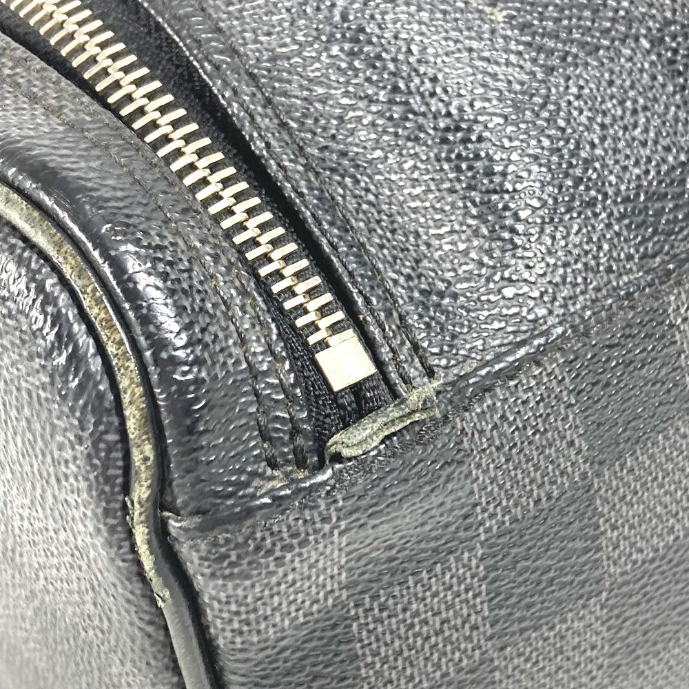 LOUIS VUITTON N47625 ダミエグラフィット トワレポーチ メイクポーチ 化粧ポーチ セカンドバッグ クラッチバッグ ポーチ ダミエグラフィットキャンバス ユニセックス ブラック