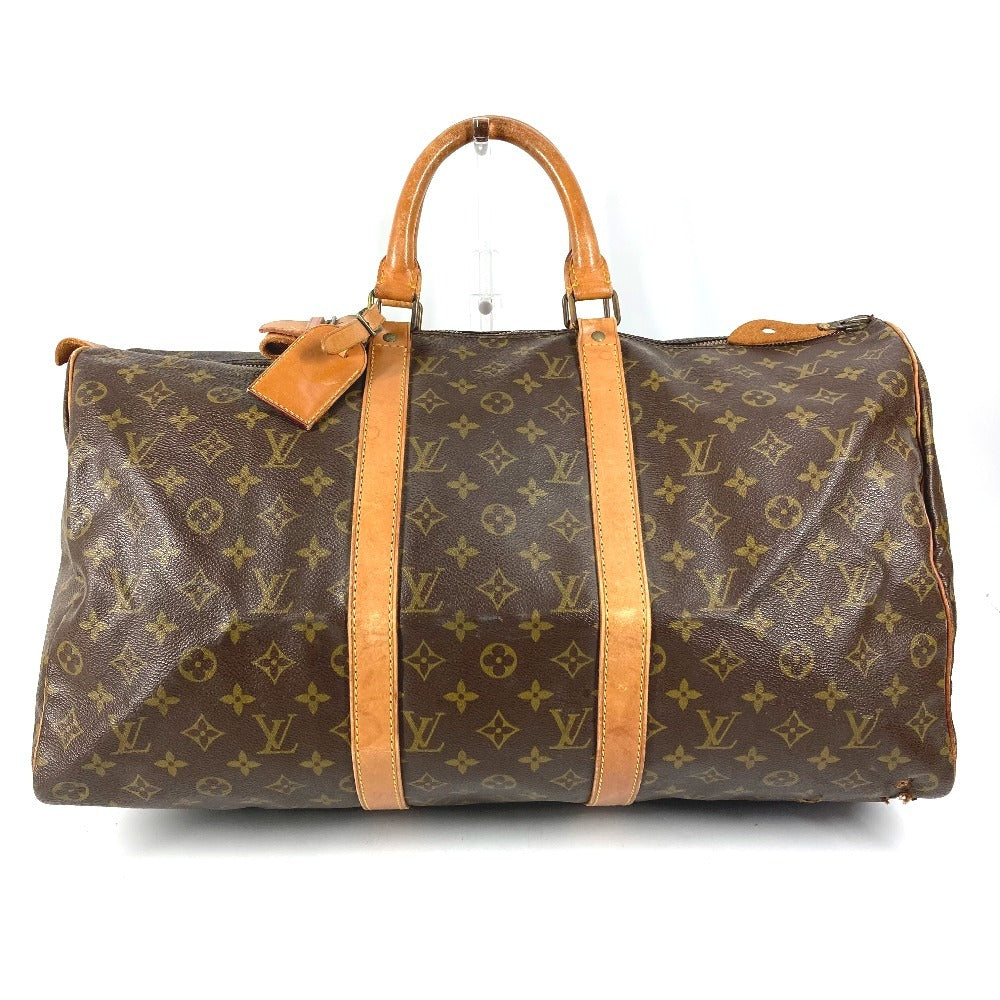 LOUIS VUITTON M41426 モノグラム キーポル50 キーポル 50 デベソ 旧型 旅行バッグ ハンドバッグ トラベルバッグ ボストンバッグ モノグラムキャンバス ユニセックス ブラウン