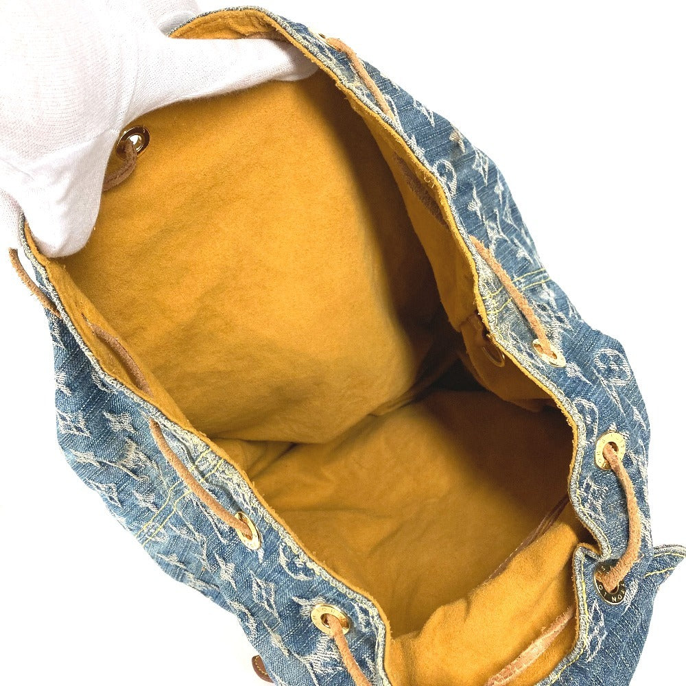LOUIS VUITTON M95056 モノグラムデニム サック アド GM サックアド GM バックパック カバン リュックサック モノグラムデニムキャンバス ユニセックス ブルー