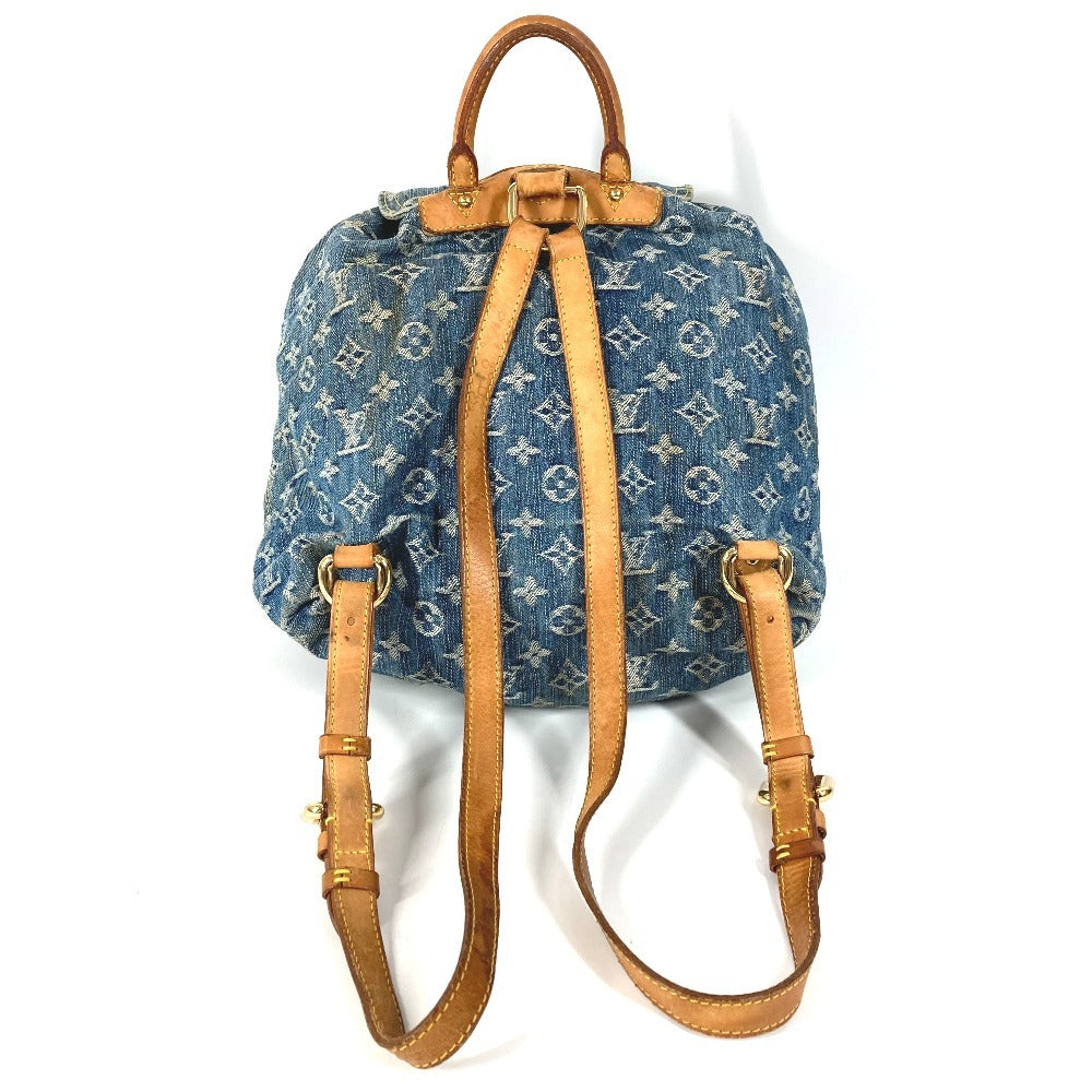 LOUIS VUITTON M95056 モノグラムデニム サック アド GM サックアド GM バックパック カバン リュックサック モノグラムデニムキャンバス ユニセックス ブルー