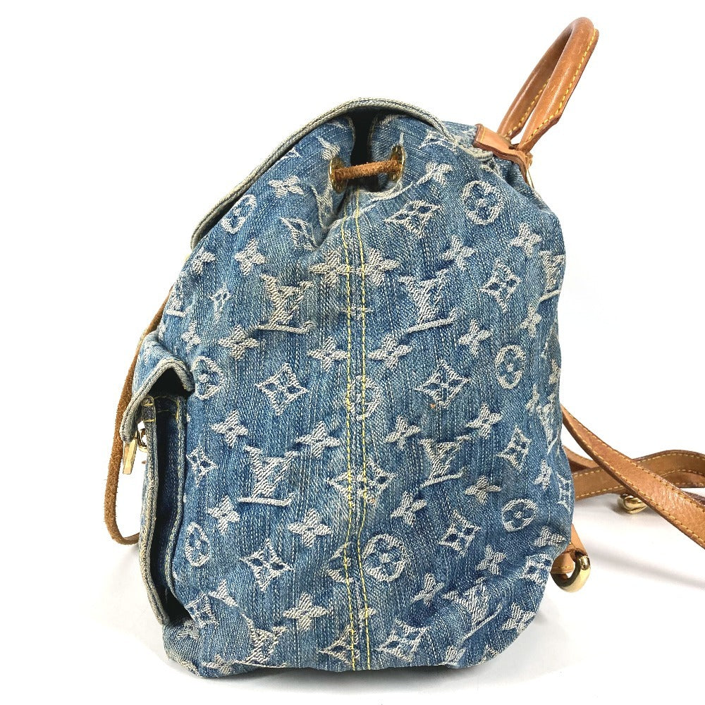 LOUIS VUITTON M95056 モノグラムデニム サック アド GM サックアド GM バックパック カバン リュックサック モノグラムデニムキャンバス ユニセックス ブルー