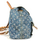 LOUIS VUITTON M95056 モノグラムデニム サック アド GM サックアド GM バックパック カバン リュックサック モノグラムデニムキャンバス ユニセックス ブルー