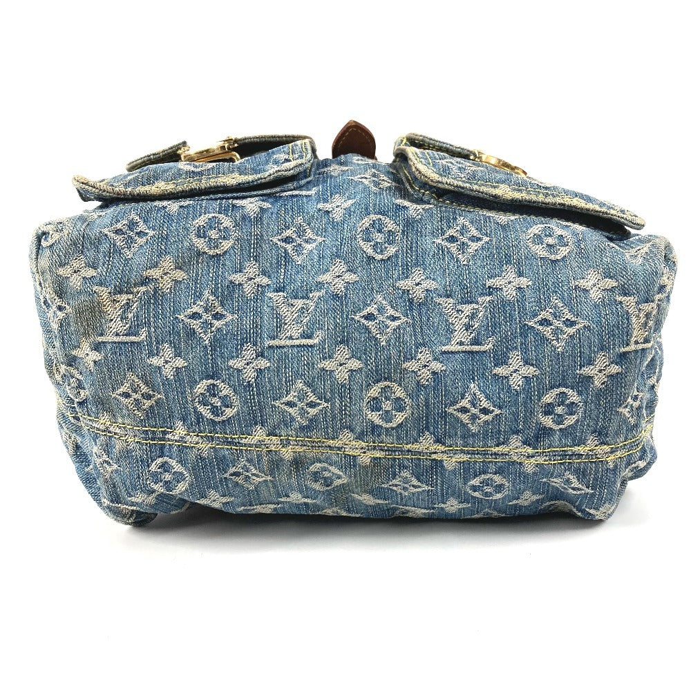 LOUIS VUITTON M95056 モノグラムデニム サック アド GM サックアド GM バックパック カバン リュックサック モノグラムデニムキャンバス ユニセックス ブルー