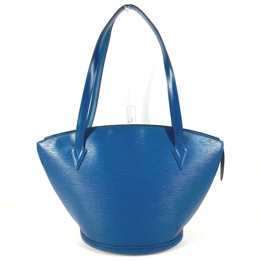 LOUIS VUITTON M52265 エピ サンジャックショッピング ショルダーバッグ カバン 肩掛け トートバッグ エピレザー ユニセックス トレドブルー ブルー