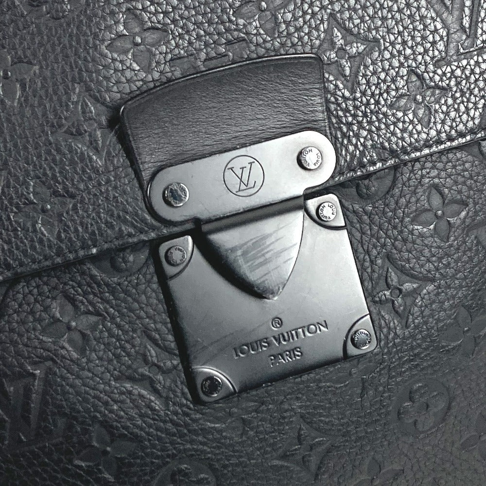 LOUIS VUITTON M20835 モノグラムトリヨン Sロック ブリーフケース カバン ハンドバッグ トートバッグ ブリーフケース 書類バッグ 2WAYバッグ ショルダーバッグ ビジネスバッグ トリヨンレザー ユニセックス ブラック