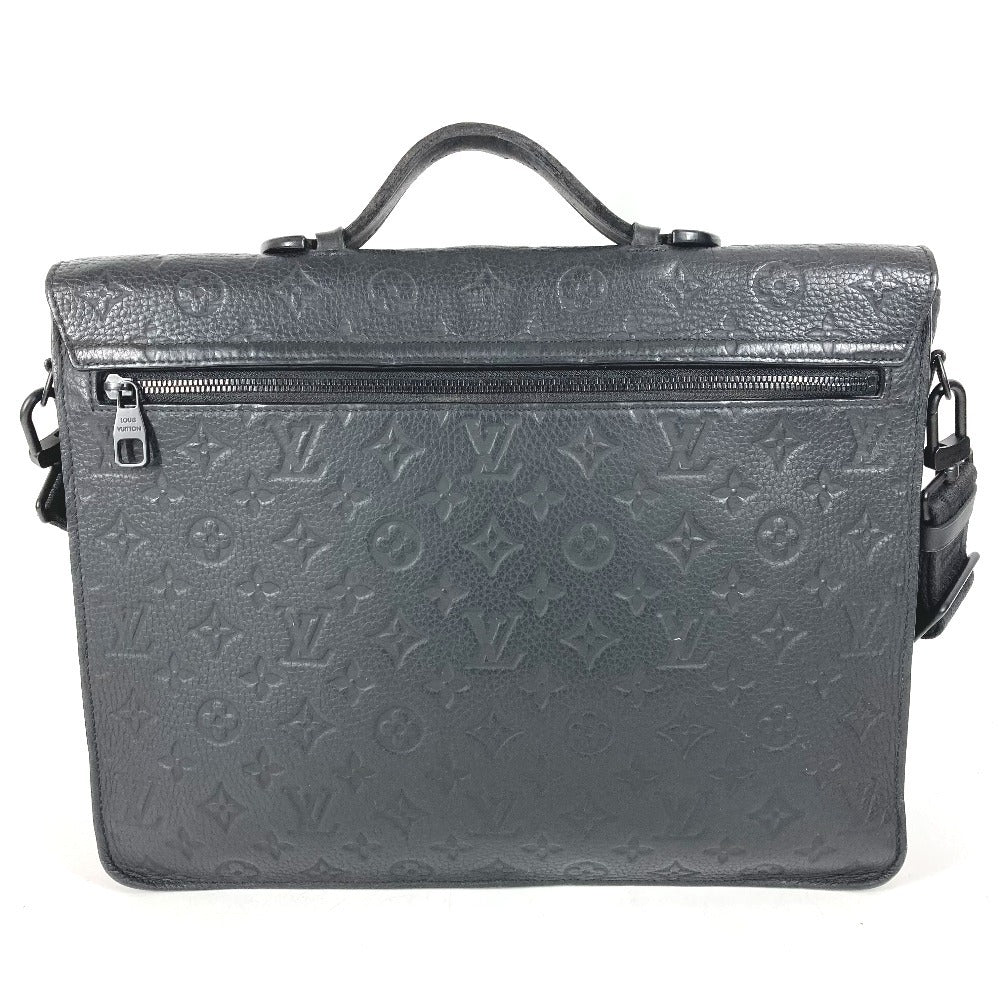 LOUIS VUITTON M20835 モノグラムトリヨン Sロック ブリーフケース カバン ハンドバッグ トートバッグ ブリーフケース 書類バッグ 2WAYバッグ ショルダーバッグ ビジネスバッグ トリヨンレザー ユニセックス ブラック
