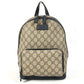 GUCCI 429020 GG Supreme Logo Bag Backpack Rucksack GG Supreme Canvas Unisex Beige