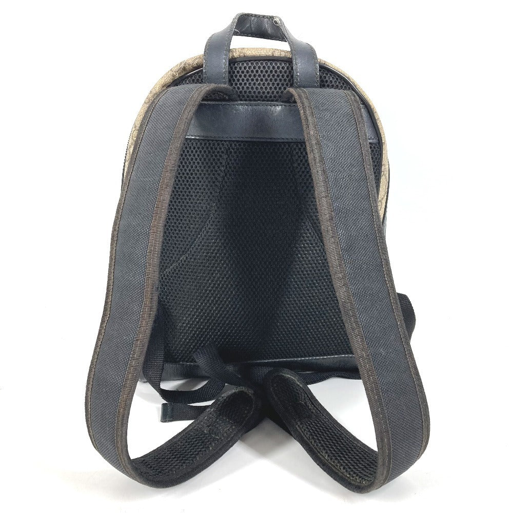 GUCCI 429020 GG Supreme Logo Bag Backpack Rucksack GG Supreme Canvas Unisex Beige