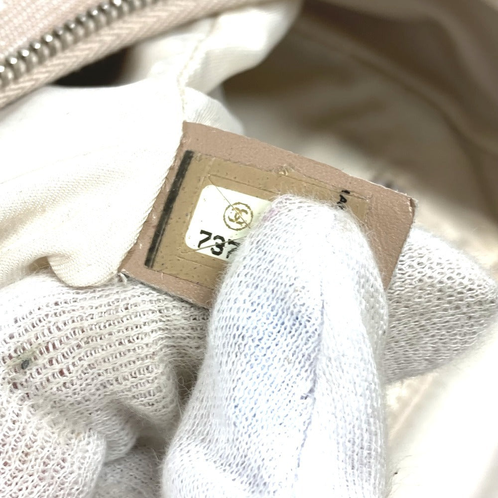 CHANEL A15958 New Travel Line CC Coco Mark Logo Bag Backpack Rucksack Nylon/Leather Ladies Beige