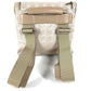 CHANEL A15958 New Travel Line CC Coco Mark Logo Bag Backpack Rucksack Nylon/Leather Ladies Beige
