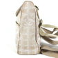 CHANEL A15958 New Travel Line CC Coco Mark Logo Bag Backpack Rucksack Nylon/Leather Ladies Beige