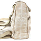 CHANEL A15958 New Travel Line CC Coco Mark Logo Bag Backpack Rucksack Nylon/Leather Ladies Beige