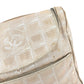 CHANEL A15958 New Travel Line CC Coco Mark Logo Bag Backpack Rucksack Nylon/Leather Ladies Beige