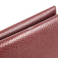 HERMES Coin Purse Calvi Wallet Small Accessories Bi-fold Card Holder Pass Case Card Case Epsom Unisex Brown
