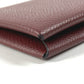 HERMES Coin Purse Calvi Wallet Small Accessories Bi-fold Card Holder Pass Case Card Case Epsom Unisex Brown