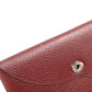 HERMES Coin Purse Calvi Wallet Small Accessories Bi-fold Card Holder Pass Case Card Case Epsom Unisex Brown