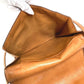 HERMES ヴィンテージ フラップ カバン 肩掛け トートバック ハンドバッグ ショルダーバッグ レザー/キャンバス ユニセックス ベージュ